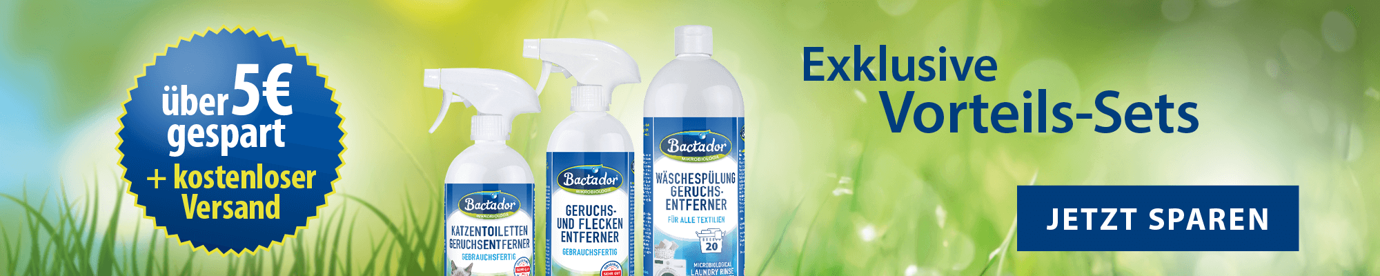 Bactador Banner Vorteils Set desktop