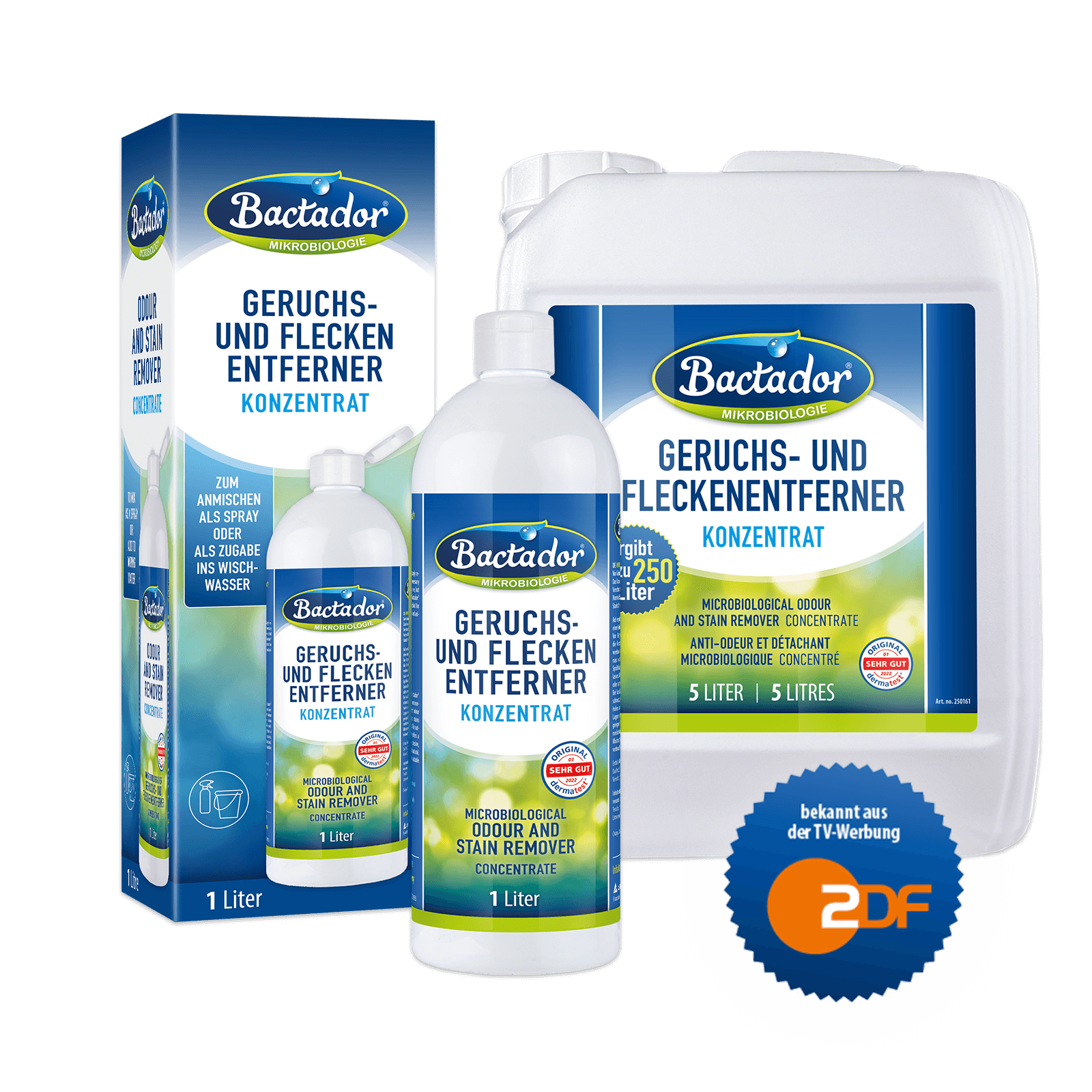 Fleckenentferner Konzentrat 1 Liter und 5 Liter