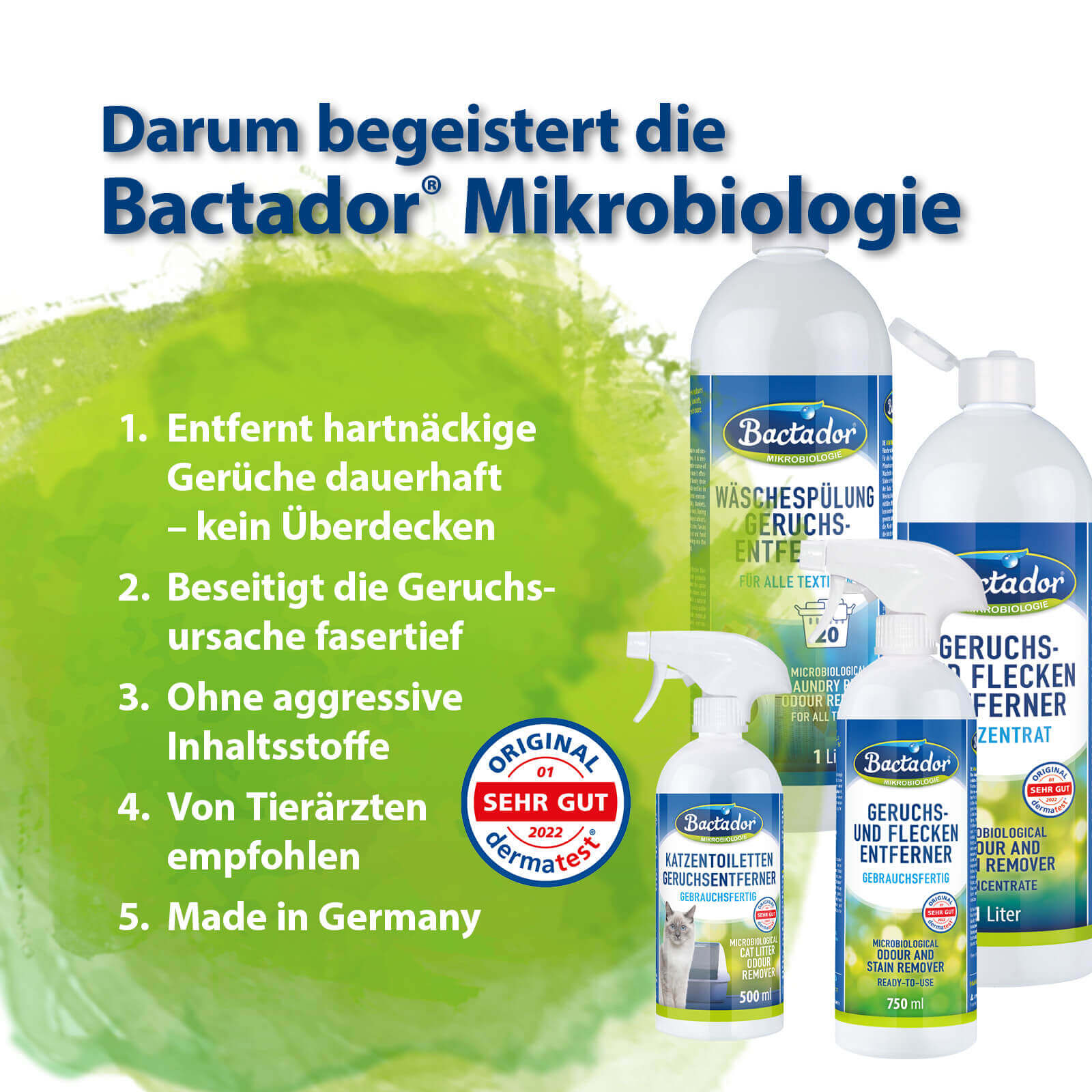 Gründe warum die Bactador Mikrobiologie begeistert