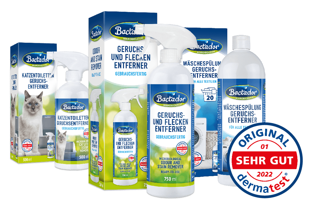 Bactador Produktsortiment Dermatest sehr gut