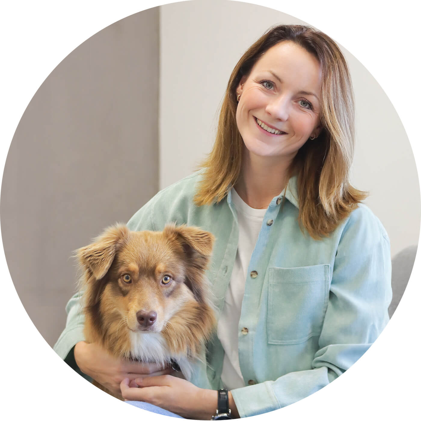 Frau mit Hund Autorin