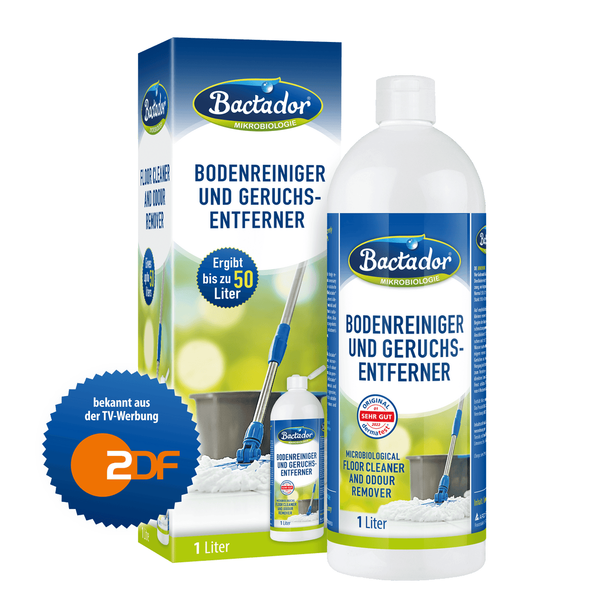 Bactador Bodenreiniger und Geruchsentferner 1 Liter