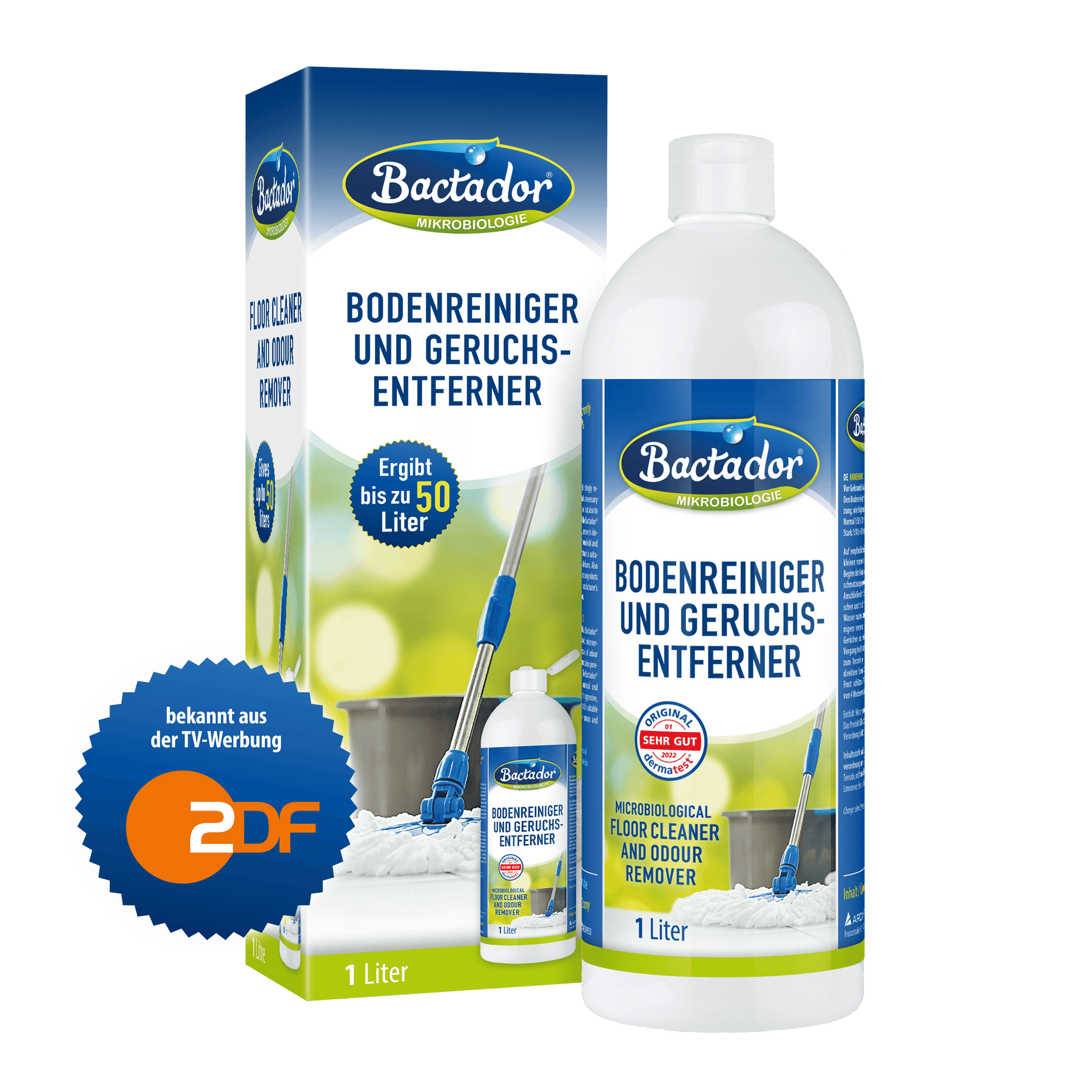 Bactador Bodenreiniger und Geruchsentferner 1 Liter