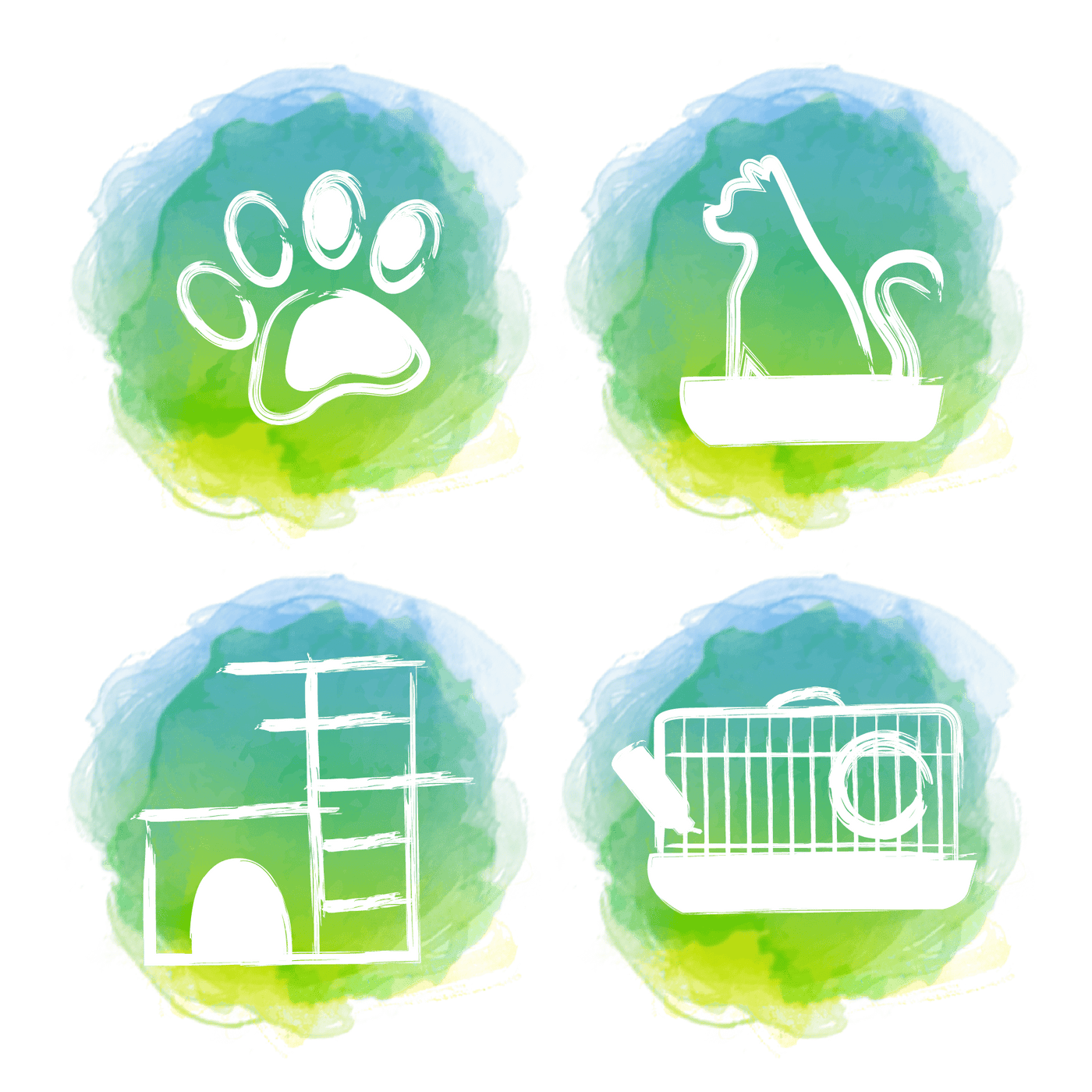 Bactador Icons Katze Nager