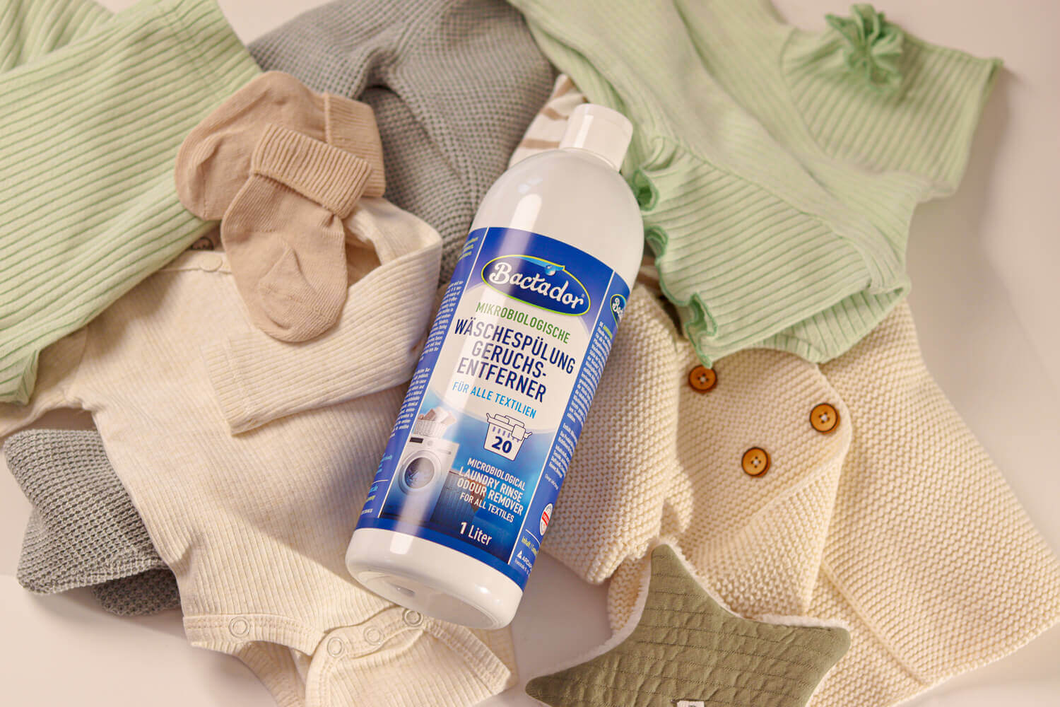 Bactador Wäschespülung Geruchsentferner für alle Textilien