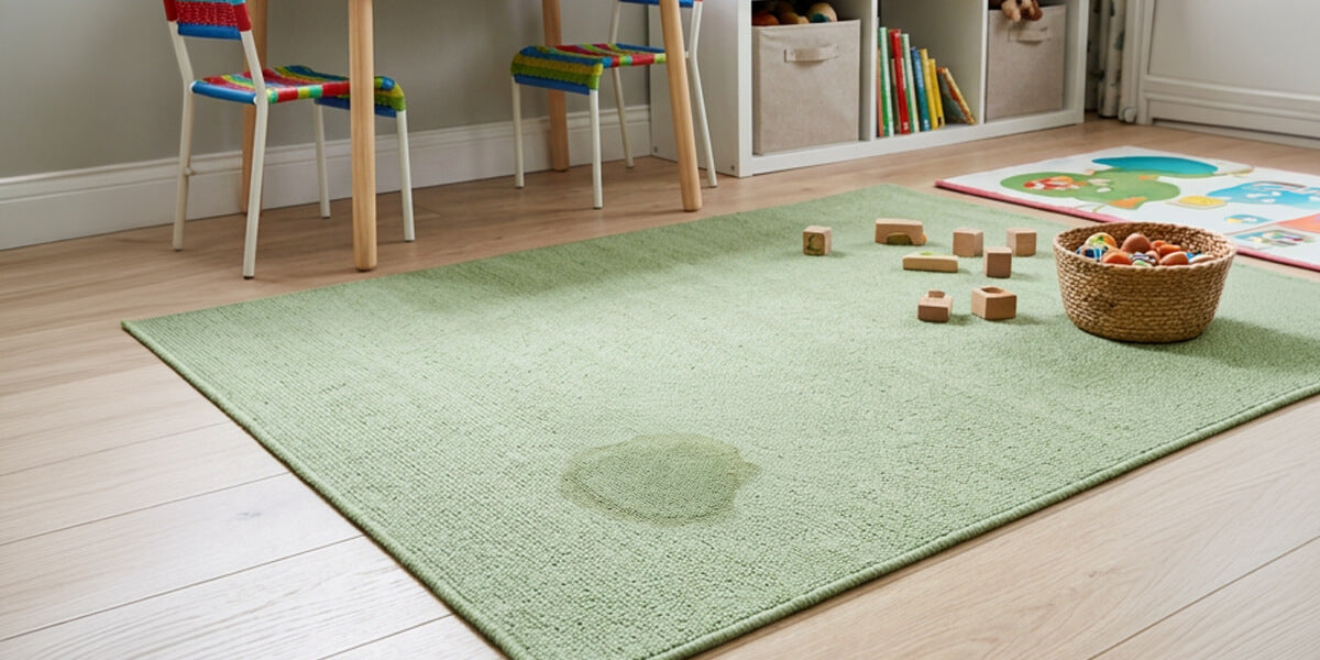 Urinfleck auf Teppich