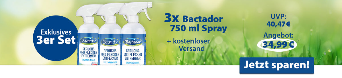BActador Enzymreiniger 3er-Set- 34,99 mit kostenlosem Versand