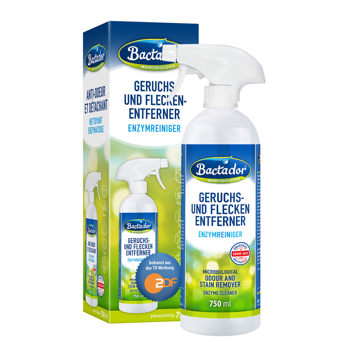 Bactador Geruchs- und Fleckenentferner Enzymreiniger