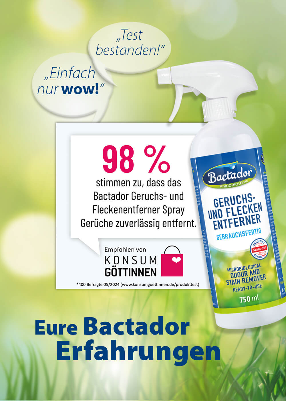 Eure Bactador Erfahrung